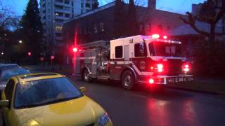 Vancouver Fire Engine 6 on Scene & BCAS arriving on scene
