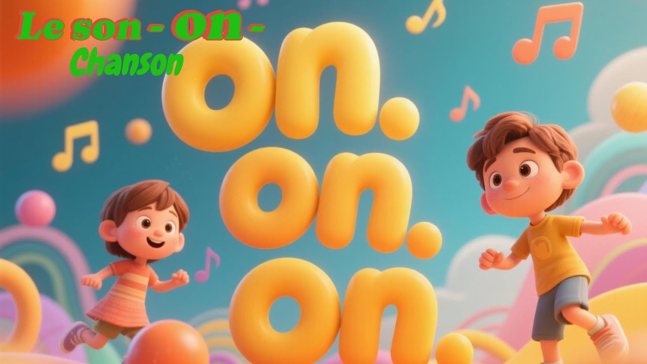 Apprendre en Chantant : Chanson de 25 Mots avec -ON pour Enfants