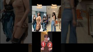 TikTok dance trend Copines Zeinab Harake vs. Sanya Lopez #ytfeedshorts #shorts