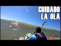 Olas Mortales en Kayak - pesca en Kayak