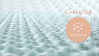 Zinus Swirl memory Foam Topper Zinus Swirl memory Foam Topper