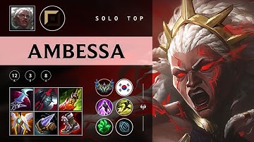 Ambessa Top vs Zaahen - KR Challenger Patch 25.24