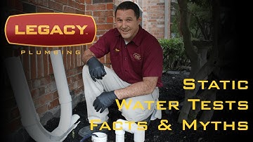 Water & Sewer Static Testing Facts