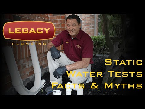 Water & Sewer Static Testing Facts