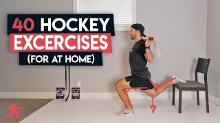 40 HOCKEY EXERCISES YOU CAN DO AT HOME 🏒