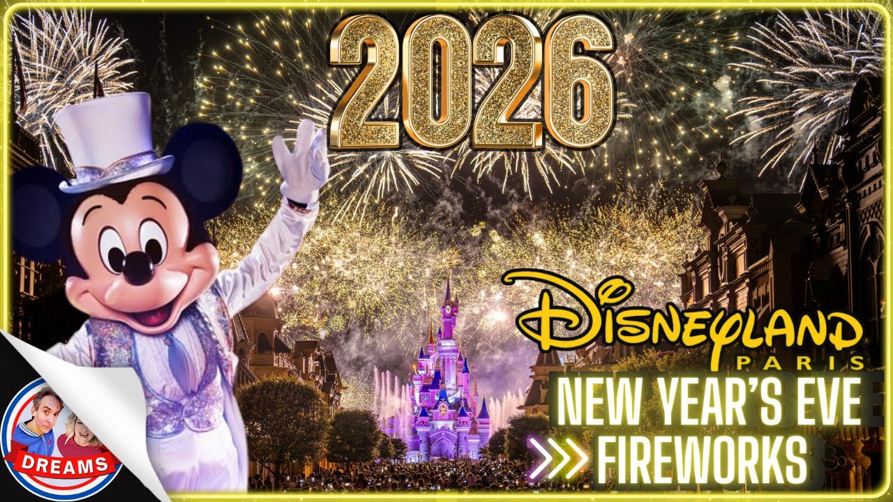 DISNEYLAND PARIS FEU D’ARTIFICE du nouvel an avec musiques originales !