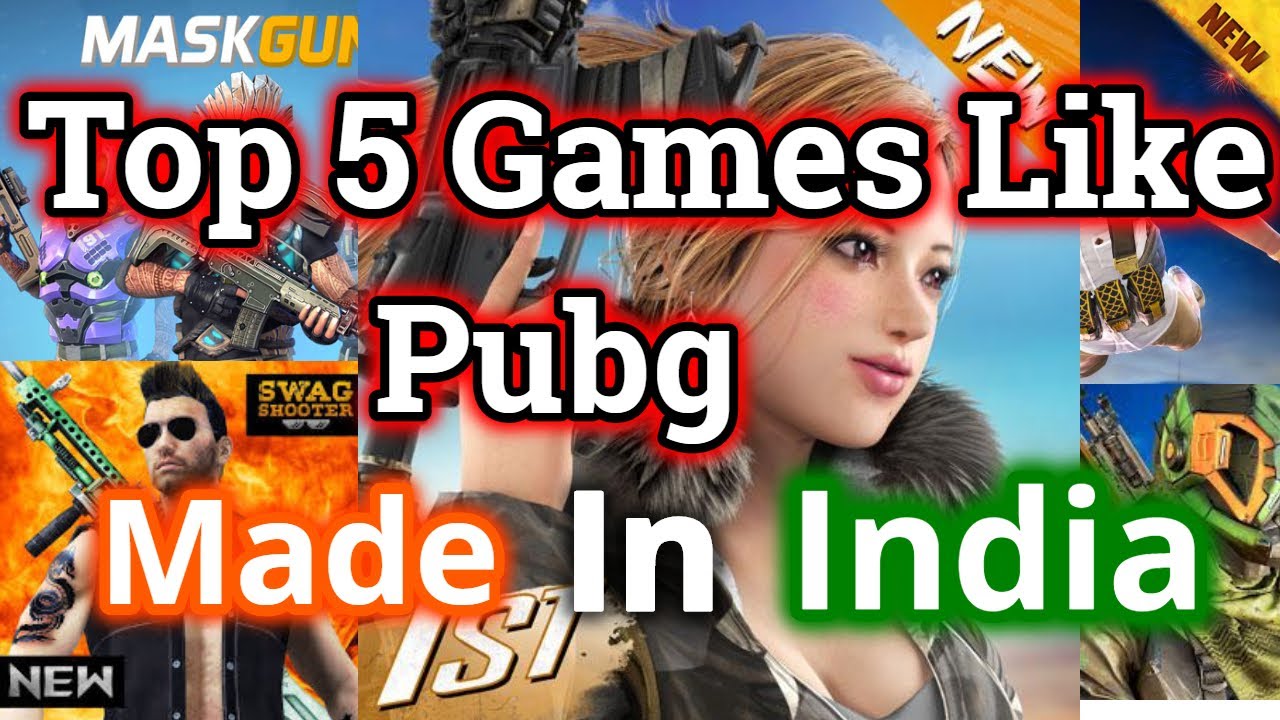 Top 5 Games Like PUBG Which Are Made In India KarTechGamer YouTube
