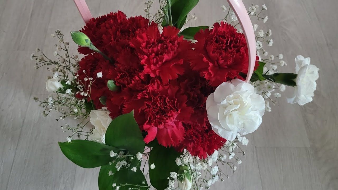 어버이날 사랑의 카네이션 꽃바구니 만들기♡ Making a Carnation Flower Basket for Parents