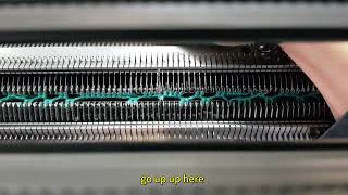 Transfer Racking position for computerized flat knitting machine