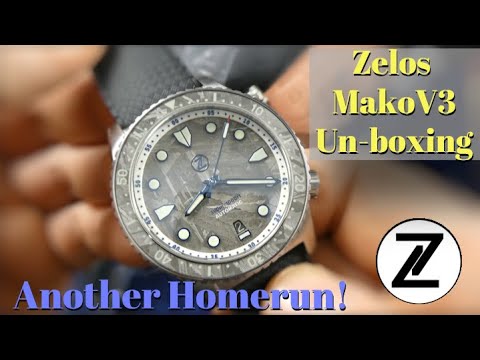 Zelos Mako V3 Full Meteorite Un-Boxing hands on with the latest from Zelos