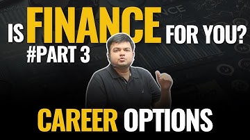 Is Finance for you? Part 3 | How to apply finance in different career options? Aswini Bajaj
