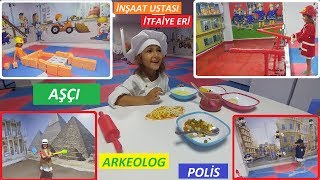 Hayallerim Meslek ve Oyun Atölyesi, 6 ayrı meslek ve oyun içinde polis,doktor,aşçı,arkeolog