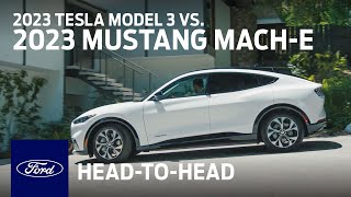 2023 Shopper Mustang Mach-E vs. Tesla Model 3 | Head to Head | Ford