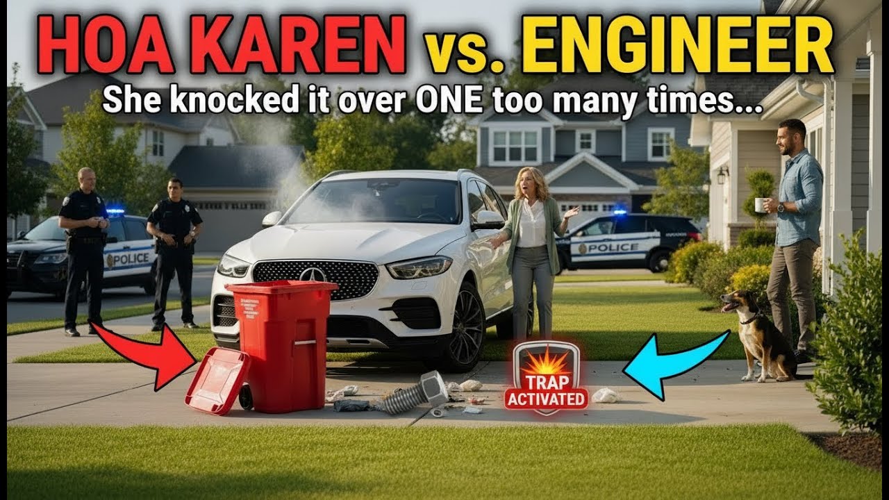 HOA Karen Kept Knocking Over My Trash Can — So I Installed One She Definitely Didn’t See Coming!