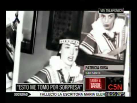 C5N MURIO MARIA ELENA WALSH - HABLA PATRICIA SOSA