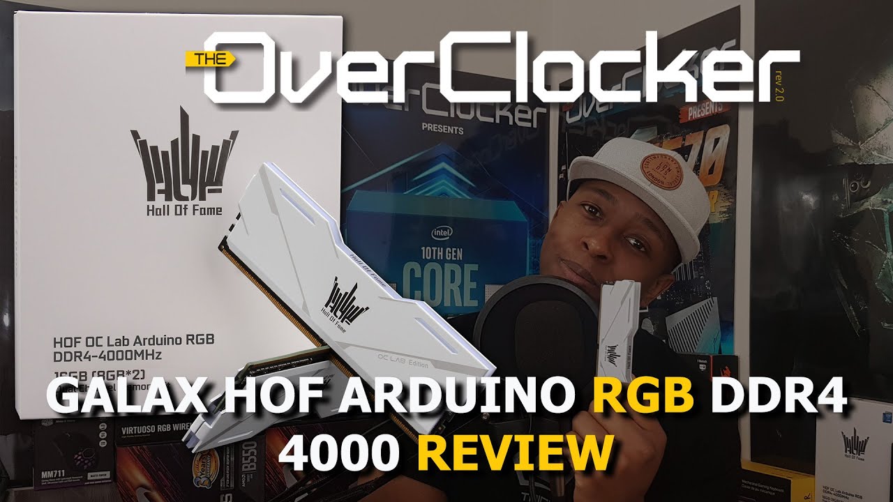 メモリー DDR4 HOF OC Lab Arduino/Aurora RGB(8Gx2) GALAX HOF OC Lab Aurora (DDR4-4000 CL19 8GB×2) / OVERCLOCK WORKS