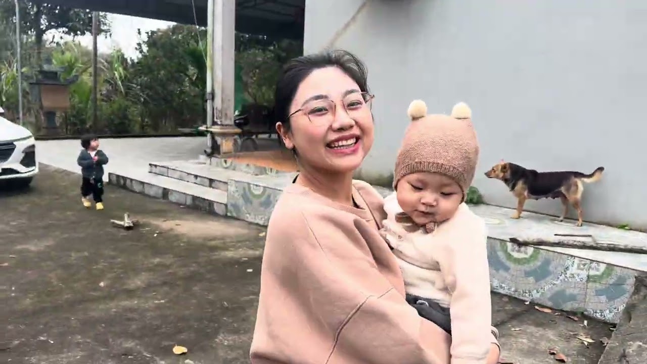 Gạo Lạc  về Cẩm Khê thăm cụ