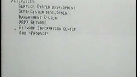 Part 9 of 10: Engelbart and the Dawn of Interactive Computing: SRI