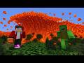 Mikey & JJ VS LAVA TSUNAMI!