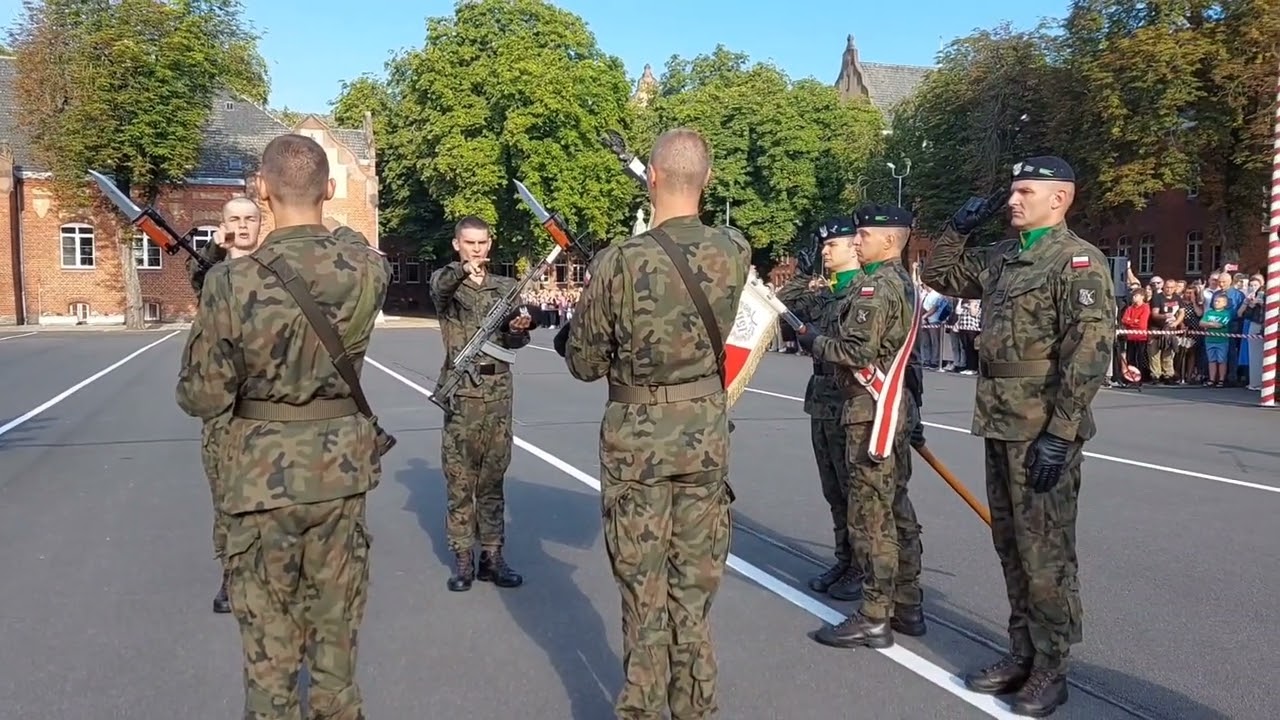 Przysięga wojskowa w Lesznie