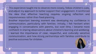 Critical Reflection PLAC910  Assessment 4