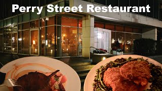 Perry St in New York's West Village - Elevated Fried Chicken and Beef Tenderloin