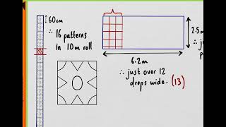TSA 2016 Section 1 - Q50 - SR - Patterned wallpaper - Worked Solution