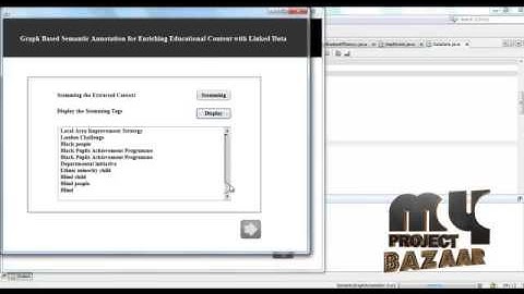 Final Year Projects 2015 | Graph-based semantic annotation for enriching educational