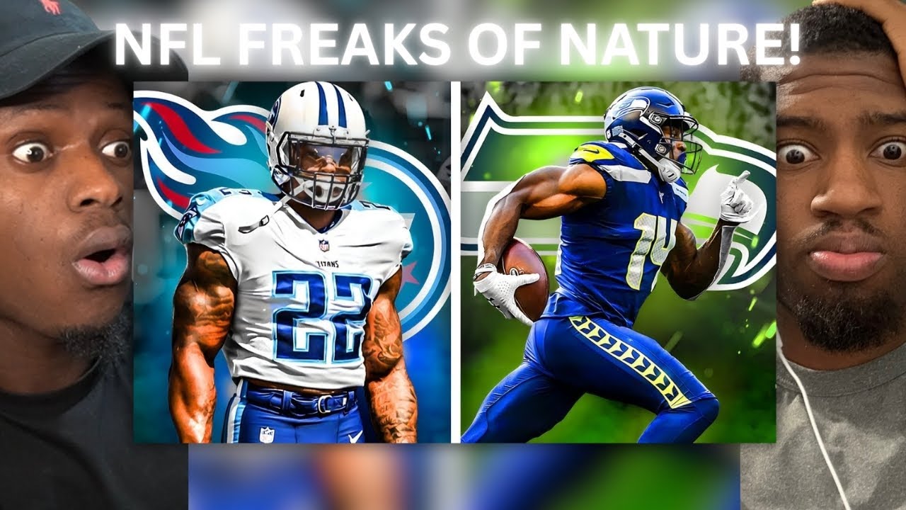 🇬🇧BRITS STUDENT ATHLETES REACTS TO - 10 Biggest Freaks Of Nature In The NFL!