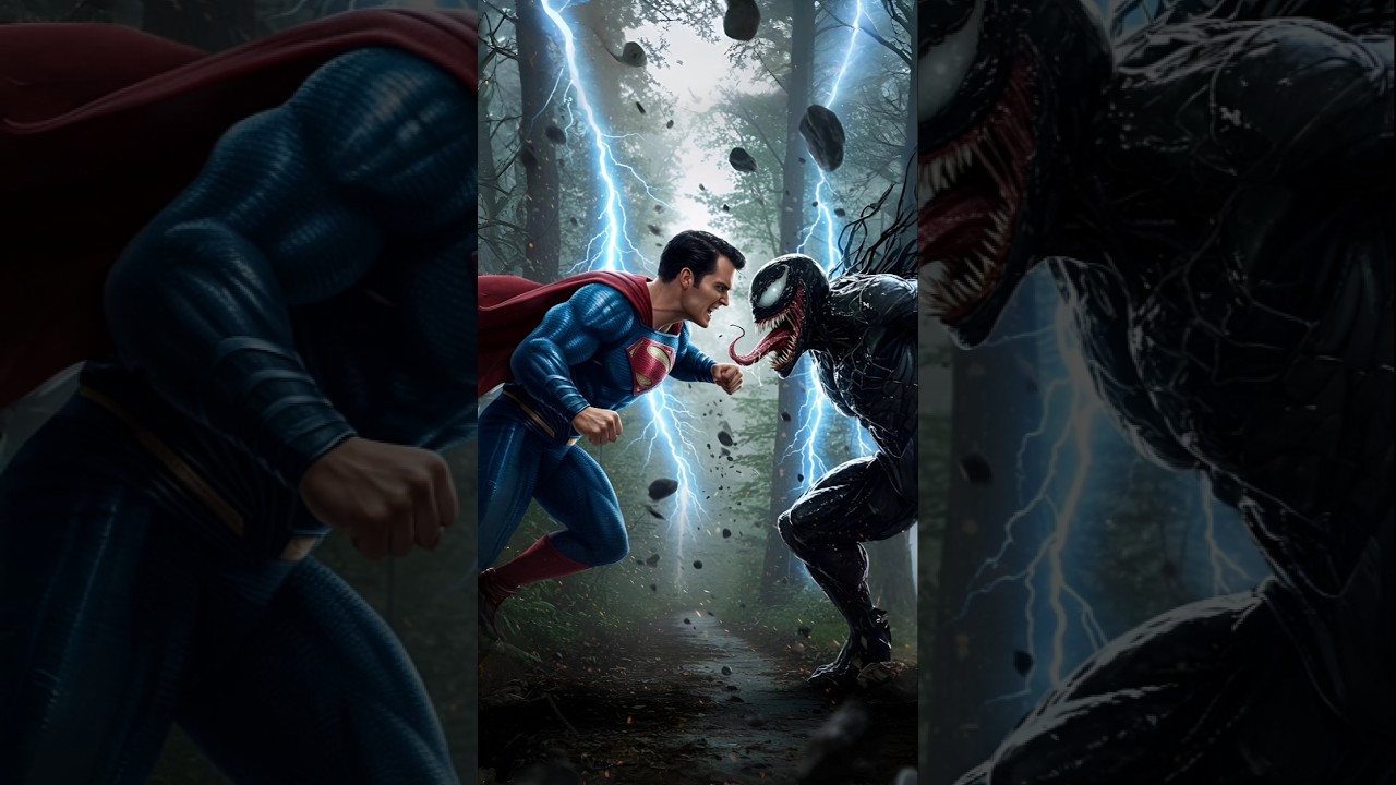 Superman Hybrid Fusion VS [Venom, Predator, and Freddy Krueger] 