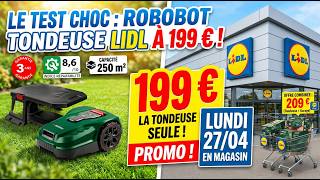 LIDL frappe fort ! Le retour du Robot tondeuse Parkside PAMRC 250 A1 à 199€ : Mon test complet
