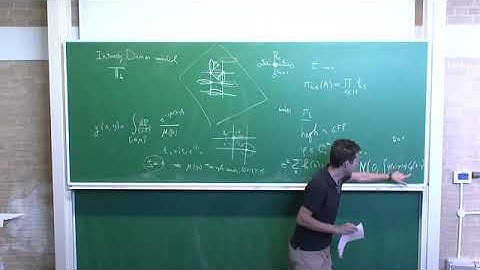 SRQ | Prof. Fabio Toninelli | Lecture 2 - The interacting dimer model