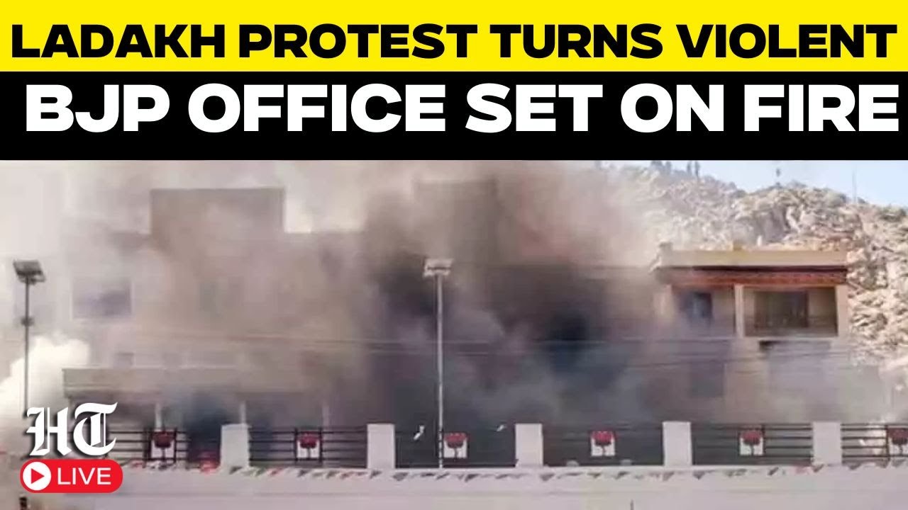 Ladakh Protest Live | Clashes, Stone Pelting In Leh-Ladakh Over Statehood | Youth Protest Live