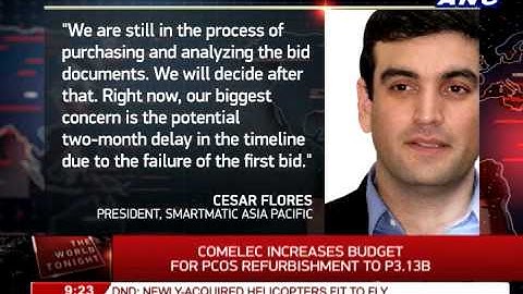 Comelec increases budget for PCOS refurbishment