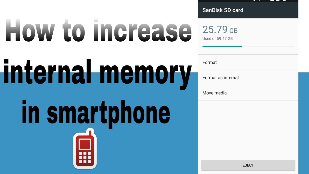 How to increase internal storage in Android device || 100 % working ...