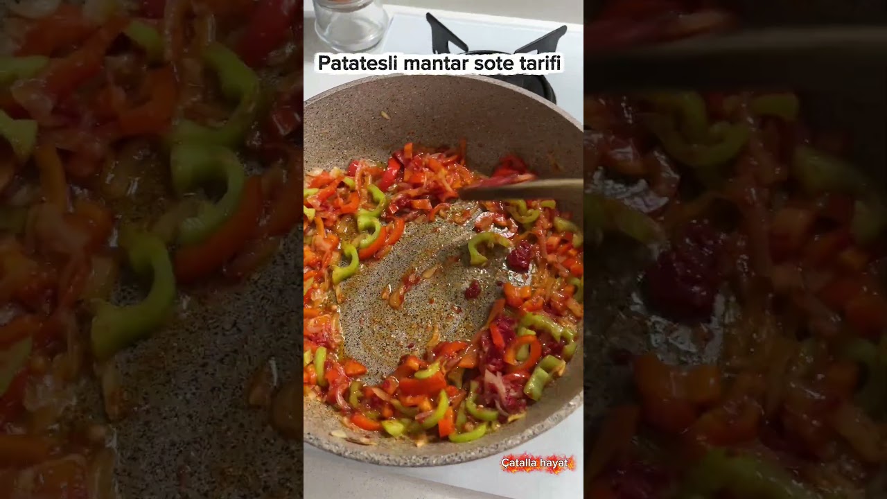 Patatesli mantar sote tarifi #keşfet #yemek #sote #mantarlı #pratiktatlitarifleri #evdeyemek