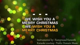 We wish you a Merry Christmas | Instrumental with lyrics chords