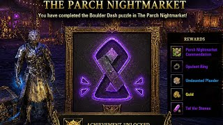 Eso - The PARCH - This is how you complete Boulder Dash Puzzle Solved in Seconds - The Night Market