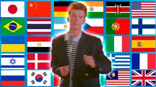 "Never Gonna Give You Up" in 50 Languages