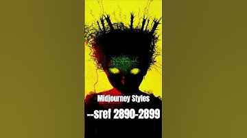 MidJourney Style Reference Codes (sref) 2890-2899: Unlock 10 Unique AI Art Styles #Midjourney #sref