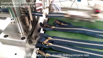 QLQ-OCM-3 Automatic Metal Zipper Open-end Cutting Machine (with labour hand)#Zipper_Machine_Factory