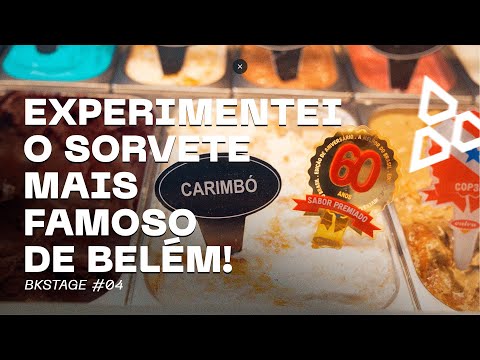 EXPERIMENTEI O SORVETE MAIS FAMOSO DE BELÉM!