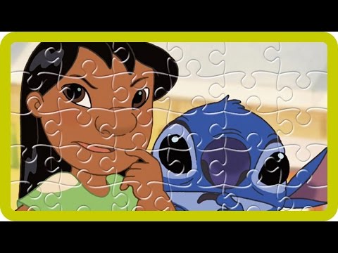 Disney Lilo and Stitch Sitting Jigsaw Puzzle by Kairi Fox - Pixels