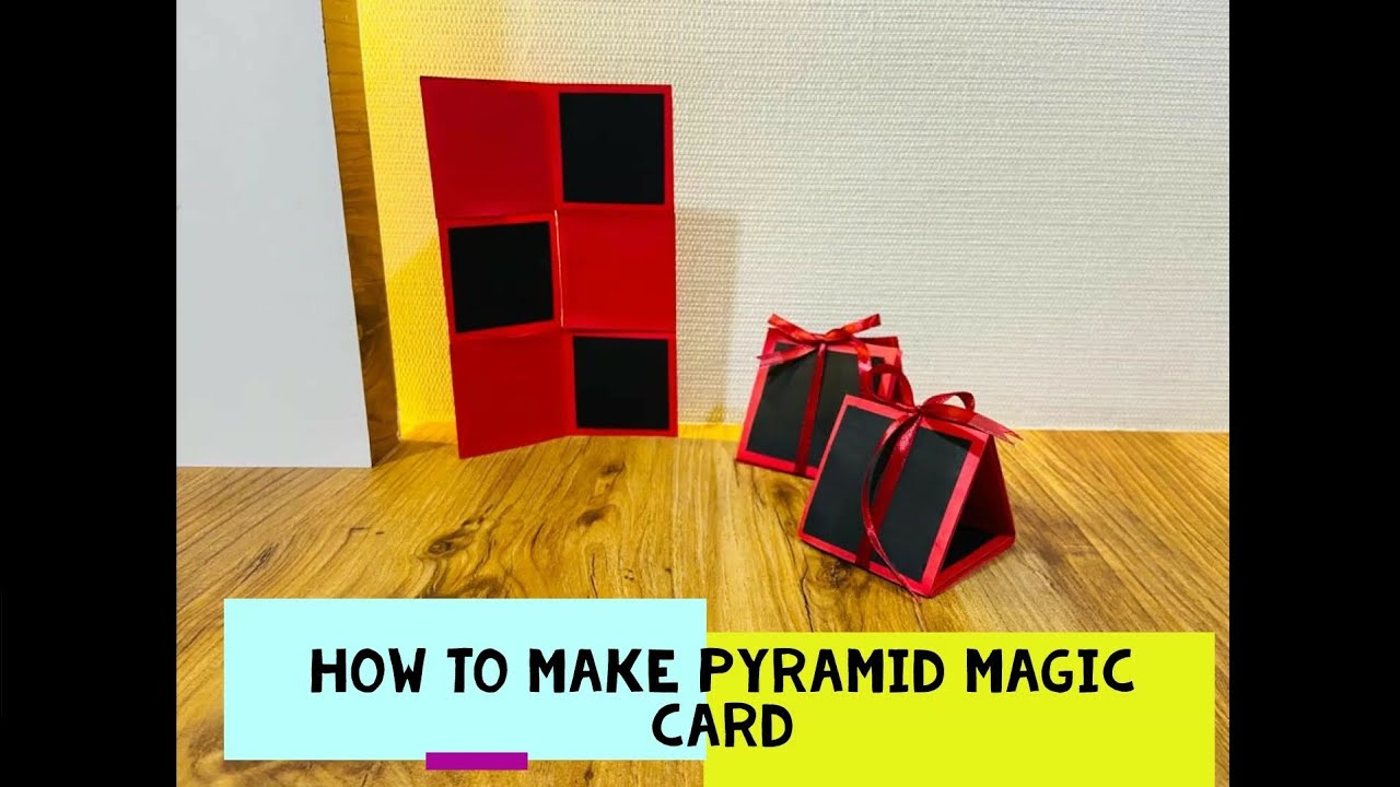 How to make PYRAMID MAGIC CARD - YouTube