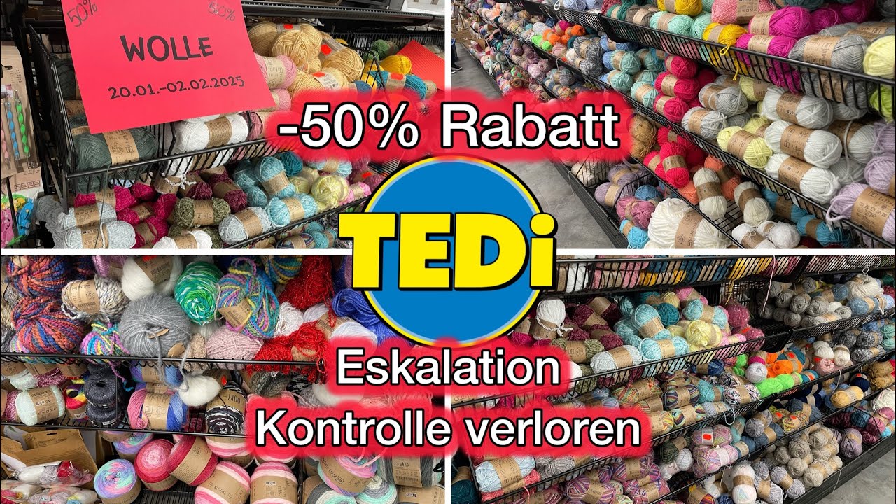 XXL TEDI HAUL - 50% RABATT ICH BIN NICHT NUR ESKALIERT ICH HABE DIE KONTROLLE VERLOREN | Marycrochet