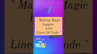 on Instagram @Codingwithahuja #coding #codinglife #coder #coders #codersfoundation #codingtutorial