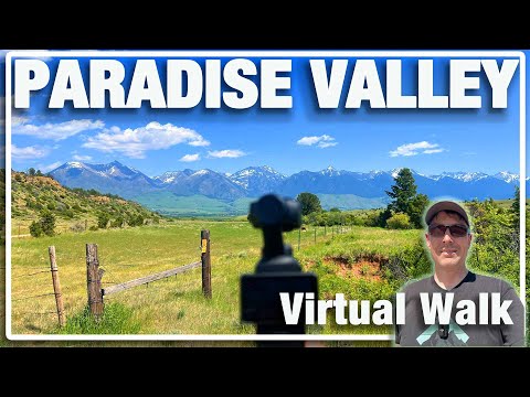 Peaceful Nature Walk in Paradise Valley 🌿 | Treadmill Workout with Soothing Birdsong & Stream Sounds