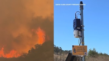 Santa Clara Co. uses AI sensors to help detect fires early before major destruction