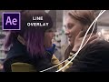 Line overlay  after effects tutorial