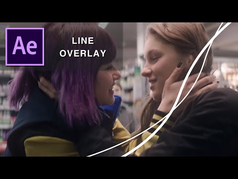 line overlay | after effects tutorial